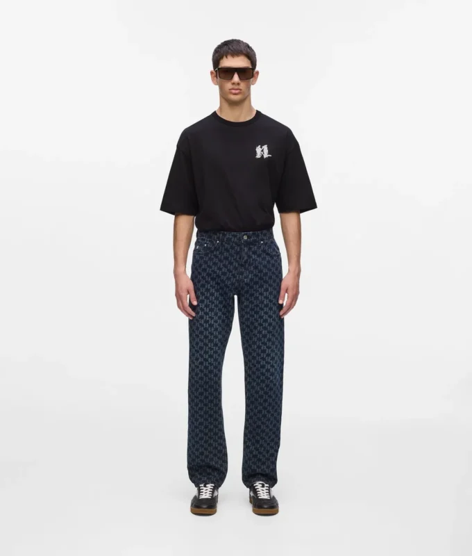 Camiseta con monograma gráfico