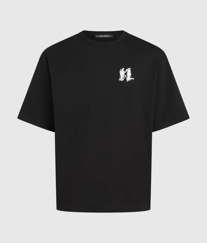 Camiseta con monograma gráfico