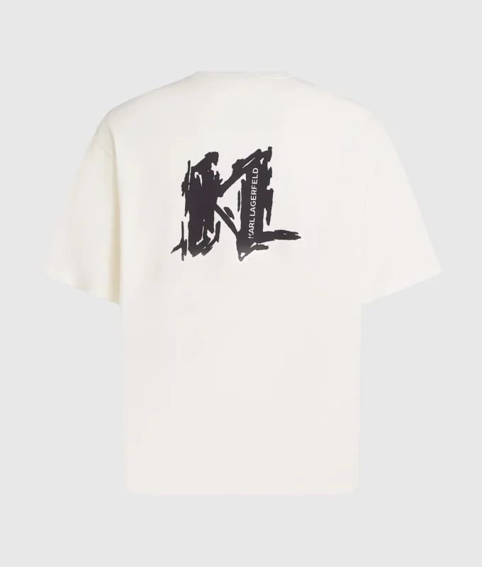 Camiseta con monograma gráfico