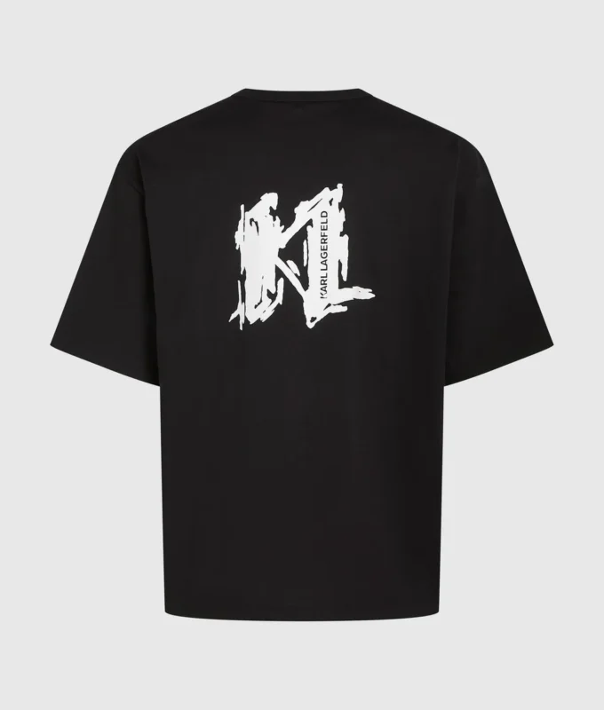 Camiseta con monograma gráfico