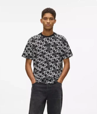 Camiseta con monograma integral