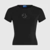 Camiseta con monograma y tachuelas Camiseta con monograma y tachuelas