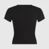 Camiseta con monograma y tachuelas Camiseta con monograma y tachuelas
