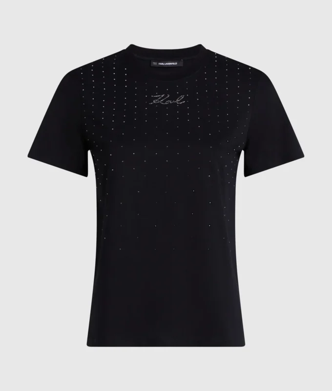 Camiseta con pedrería Camiseta con pedrería
