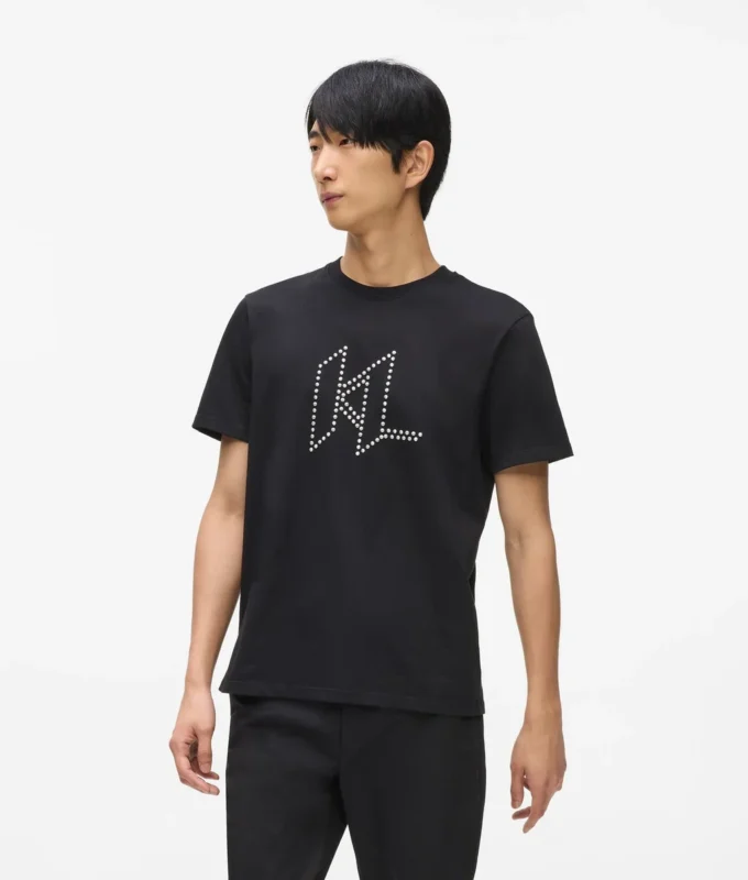 Camiseta con tachuelas Karl DNA