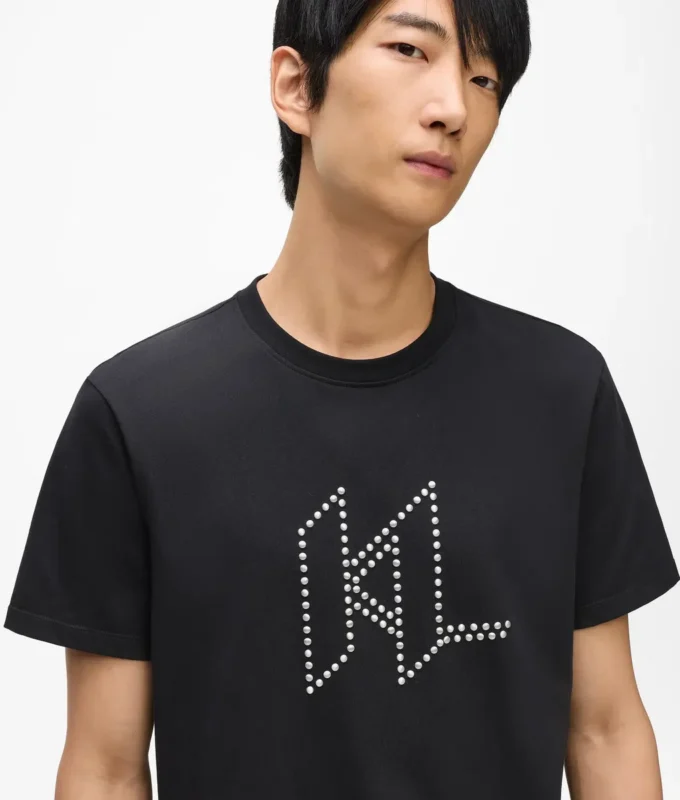 Camiseta con tachuelas Karl DNA