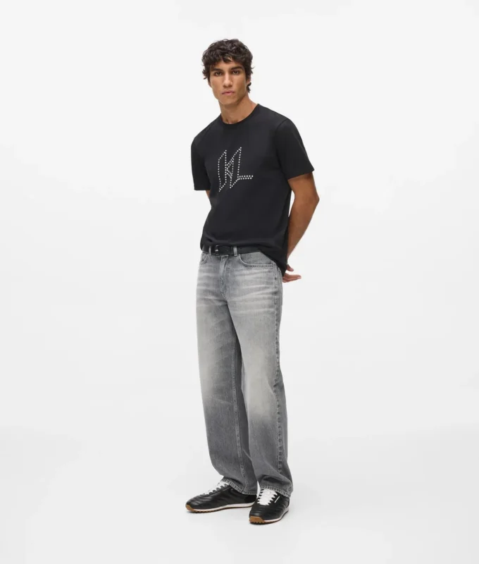 Camiseta con tachuelas Karl DNA