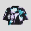 CAMISETA CORTA CON ESTAMPADO FLORAL CAMISETA CORTA CON ESTAMPADO FLORAL