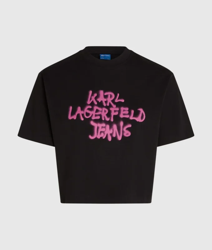 Camiseta corta con grafiti Camiseta corta con grafiti