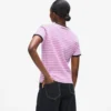 Camiseta de canalé a rayas Ikon Camiseta de canalé a rayas Ikon