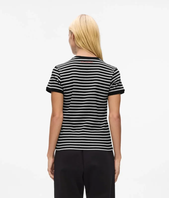 Camiseta de canalé a rayas Ikon Camiseta de canalé a rayas Ikon