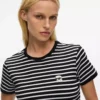 Camiseta de canalé a rayas Ikon Camiseta de canalé a rayas Ikon