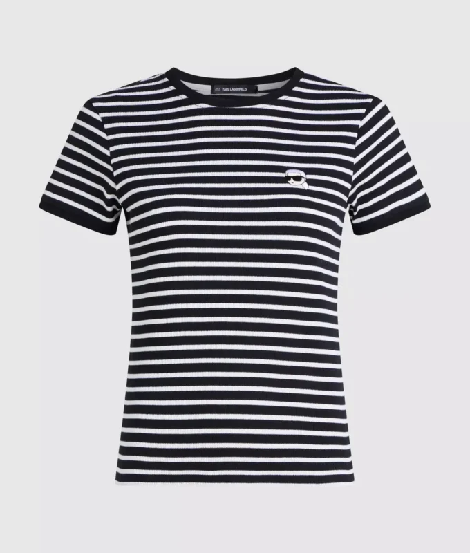 Camiseta de canalé a rayas Ikon Camiseta de canalé a rayas Ikon