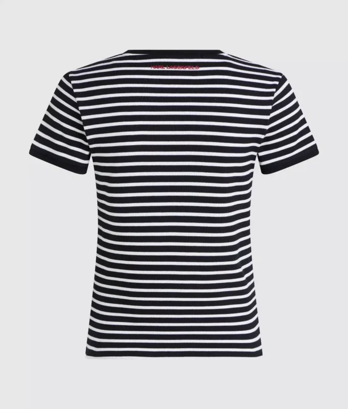 Camiseta de canalé a rayas Ikon Camiseta de canalé a rayas Ikon