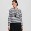 CAMISETA DE MANGA LARGA IKON STRIPE CAMISETA DE MANGA LARGA IKON STRIPE