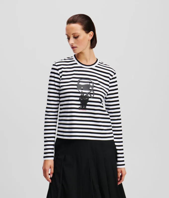 CAMISETA DE MANGA LARGA IKON STRIPE CAMISETA DE MANGA LARGA IKON STRIPE