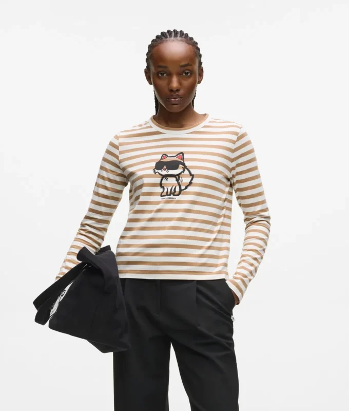 CAMISETA DE MANGA LARGA IKON STRIPE CAMISETA DE MANGA LARGA IKON STRIPE