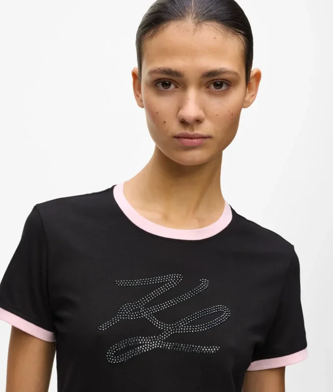 Camiseta exclusiva Autograph con pedrería Camiseta exclusiva Autograph con pedrería