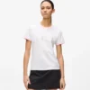 Camiseta exclusiva con logotipo de pedrería