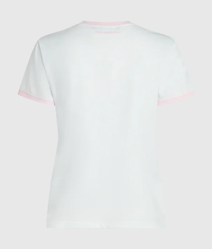 Camiseta exclusiva con logotipo de pedrería