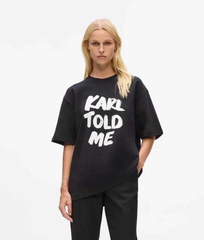 Camiseta holgada exclusiva «Karl told me» Camiseta holgada exclusiva «Karl told me»