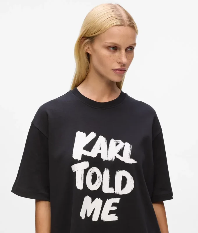 Camiseta holgada exclusiva «Karl told me» Camiseta holgada exclusiva «Karl told me»