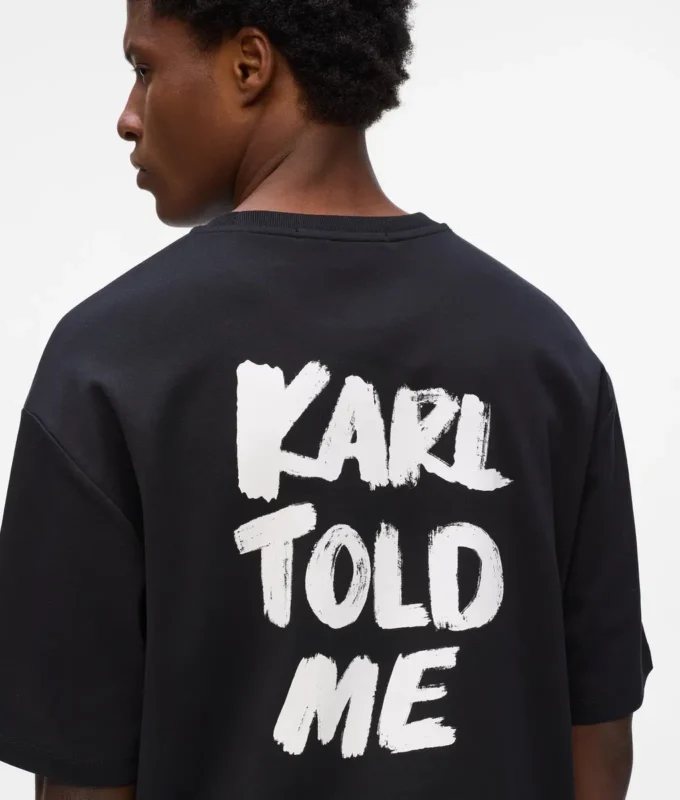 Camiseta holgada exclusiva «Karl told me» Camiseta holgada exclusiva «Karl told me»