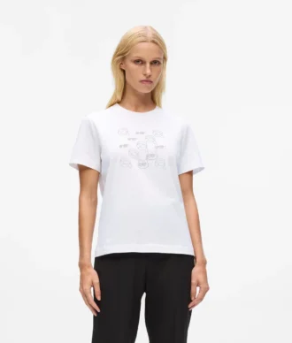 Camiseta Ikon con pedrería