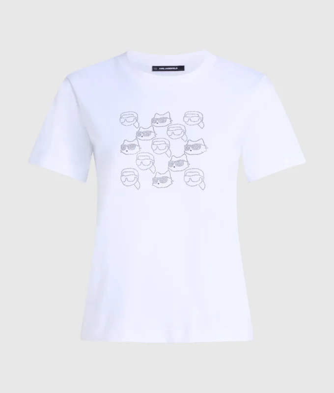 Camiseta Ikon con pedrería Camiseta Ikon con pedrería