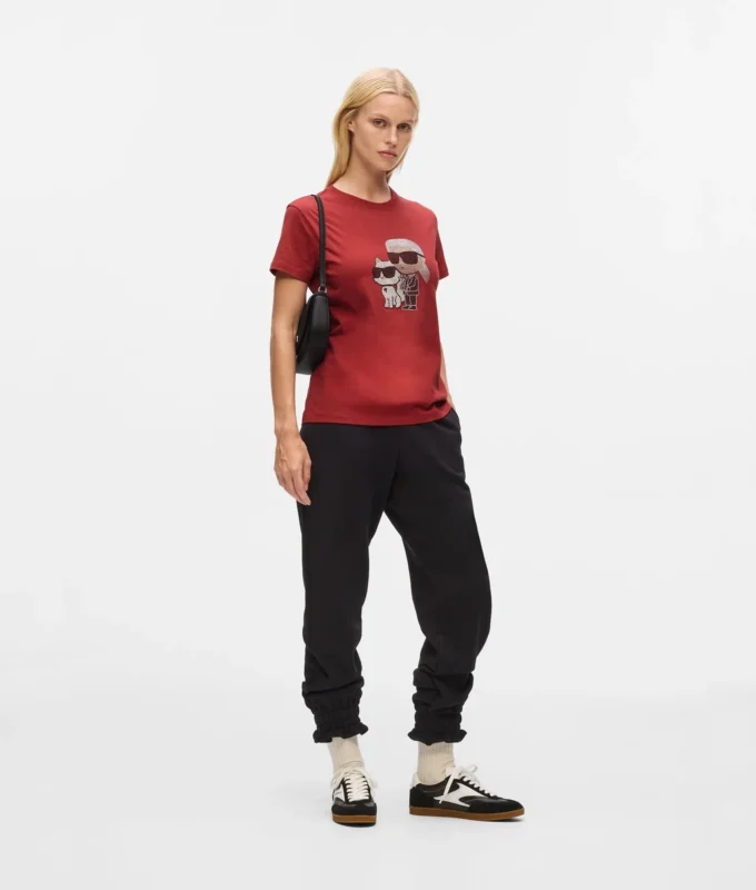 CAMISETA IKON KARL & CHOUPETTE CON STRASS CAMISETA IKON KARL & CHOUPETTE CON STRASS