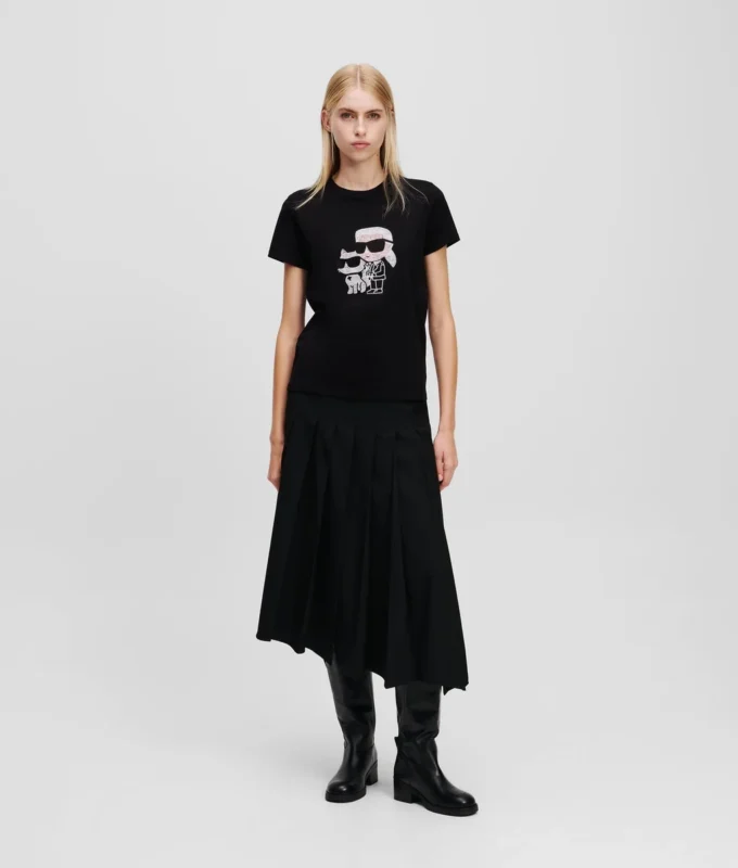 CAMISETA IKON KARL & CHOUPETTE CON STRASS CAMISETA IKON KARL & CHOUPETTE CON STRASS