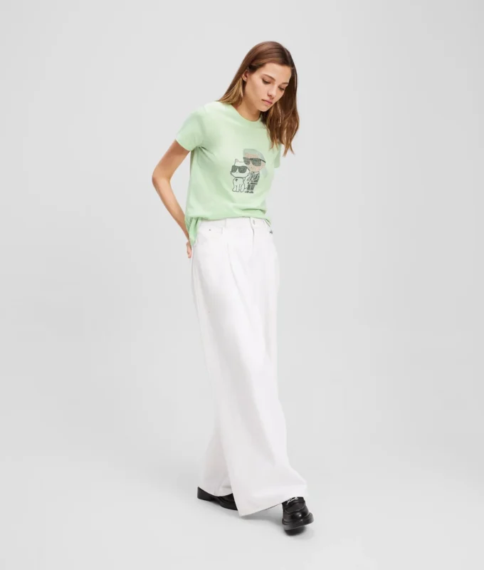CAMISETA IKON KARL & CHOUPETTE CON STRASS CAMISETA IKON KARL & CHOUPETTE CON STRASS