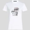 CAMISETA IKON KARL & CHOUPETTE CON STRASS CAMISETA IKON KARL & CHOUPETTE CON STRASS