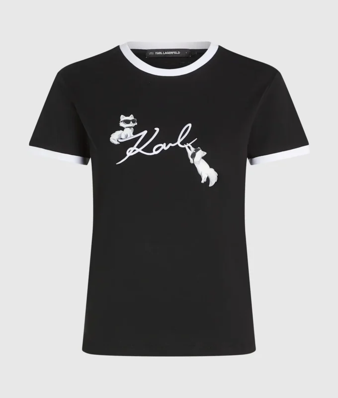 Camiseta Ikon Signature Choupette Camiseta Ikon Signature Choupette