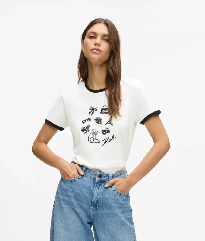 Camiseta Karl Charms Camiseta Karl Charms