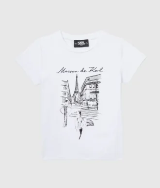 Camiseta Maison de Karl para niña