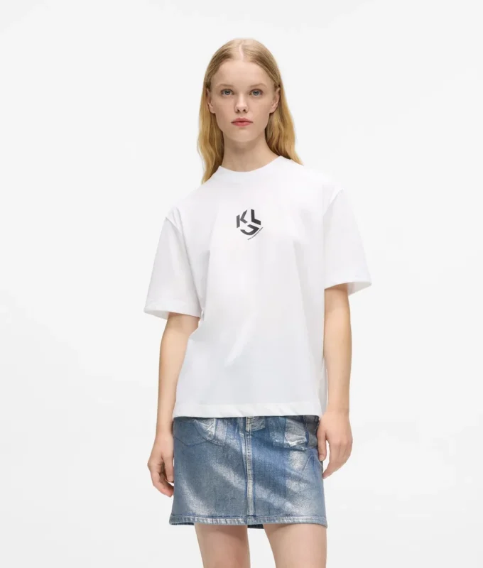Camiseta Monogram de corte recto Camiseta Monogram de corte recto