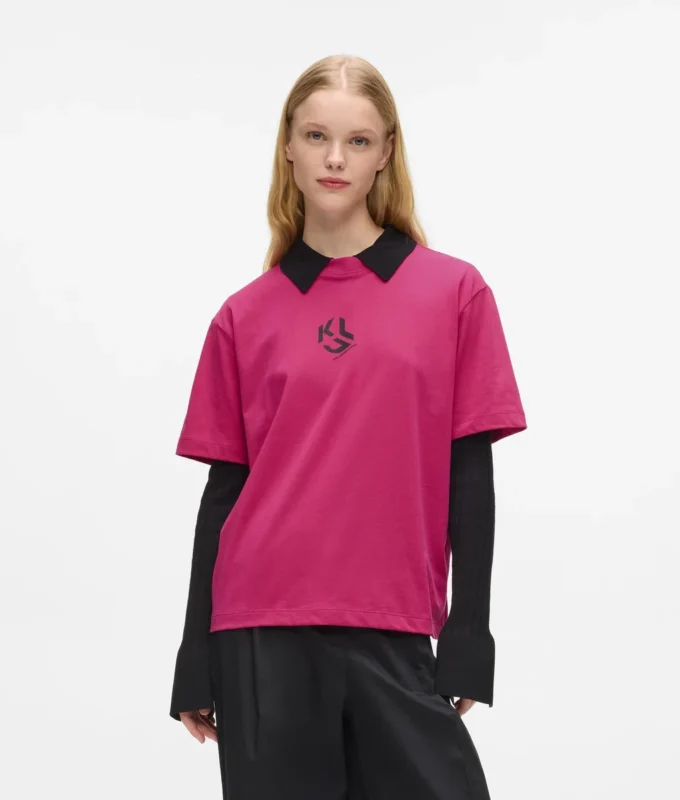 Camiseta Monogram de corte recto Camiseta Monogram de corte recto