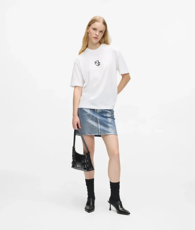 Camiseta Monogram de corte recto Camiseta Monogram de corte recto