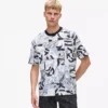 Camiseta Monogram relajada con estampado integral Camiseta Monogram relajada con estampado integral