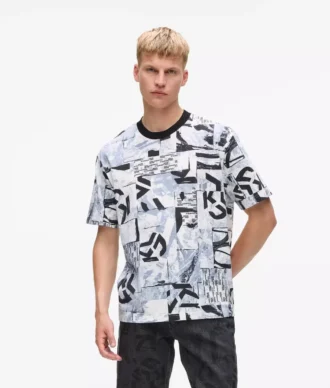 Camiseta Monogram relajada con estampado integral Camiseta Monogram relajada con estampado integral