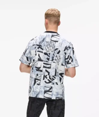 Camiseta Monogram relajada con estampado integral Camiseta Monogram relajada con estampado integral