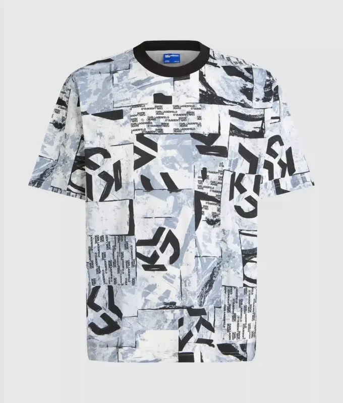 Camiseta Monogram relajada con estampado integral Camiseta Monogram relajada con estampado integral