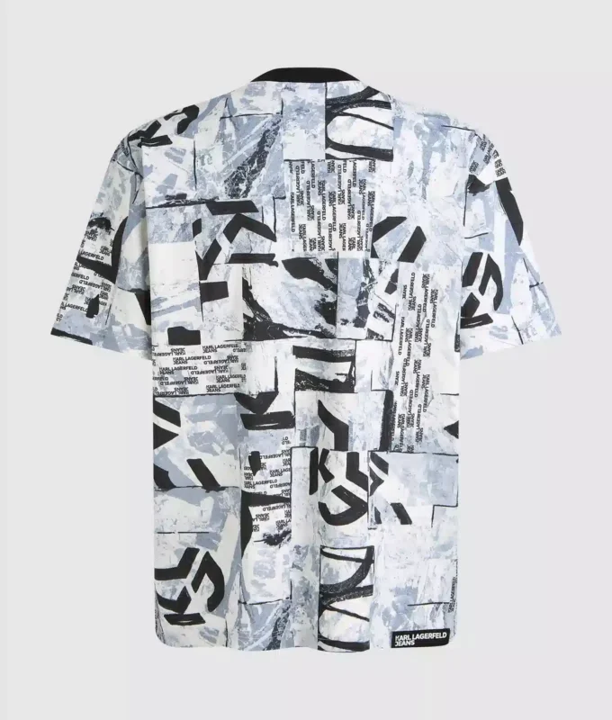 Camiseta Monogram relajada con estampado integral Camiseta Monogram relajada con estampado integral