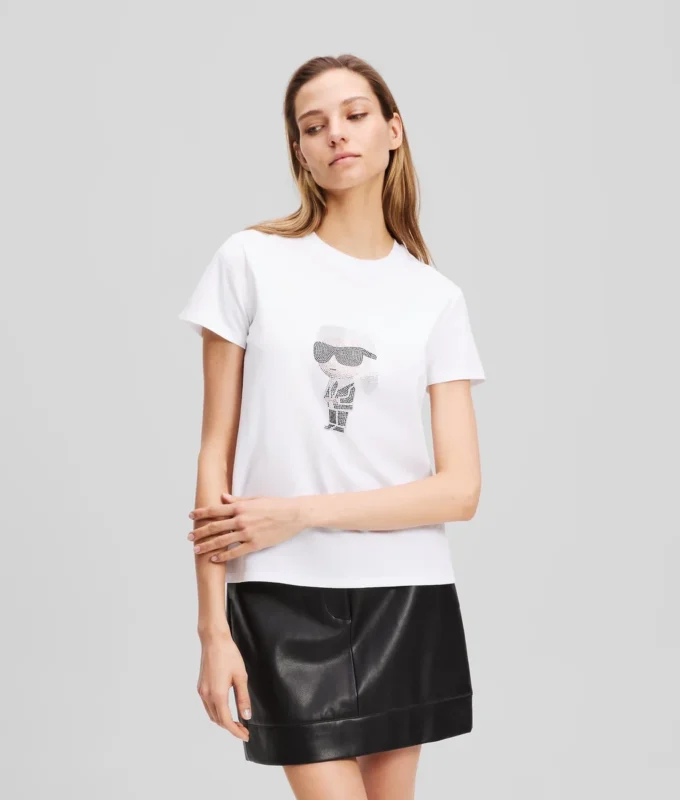 CAMISETA RHINESTONE IKON KARL CAMISETA RHINESTONE IKON KARL