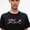 Camiseta Signature con lentejuelas