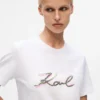 Camiseta Signature con lentejuelas