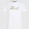 Camiseta Signature con lentejuelas