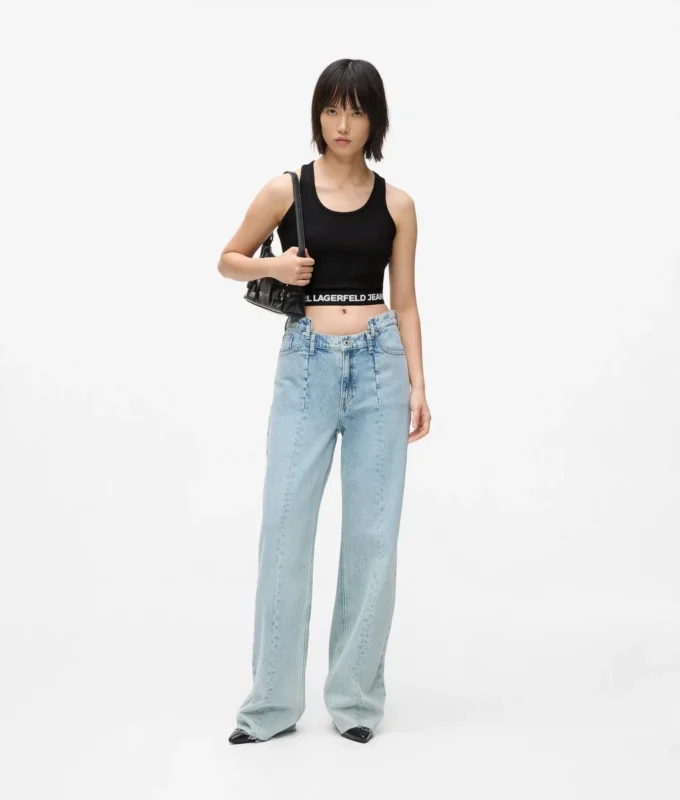 Camiseta sin mangas con cinta con logotipo Camiseta sin mangas con cinta con logotipo