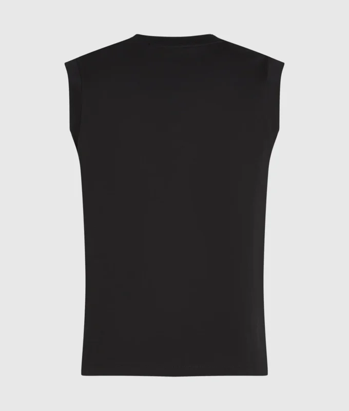 Camiseta sin mangas con cuello en V Camiseta sin mangas con cuello en V